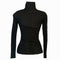 Ladies Long Sleeve Polo Neck-Medium